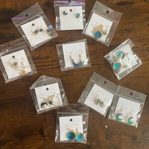 Outer space themed earring multi-pack